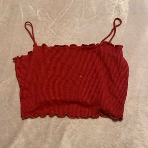 Cute Red Crop Top